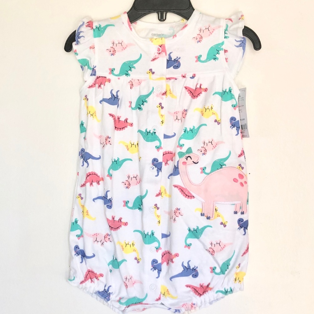 NWT Carter's Dino Onesie 18 Months
